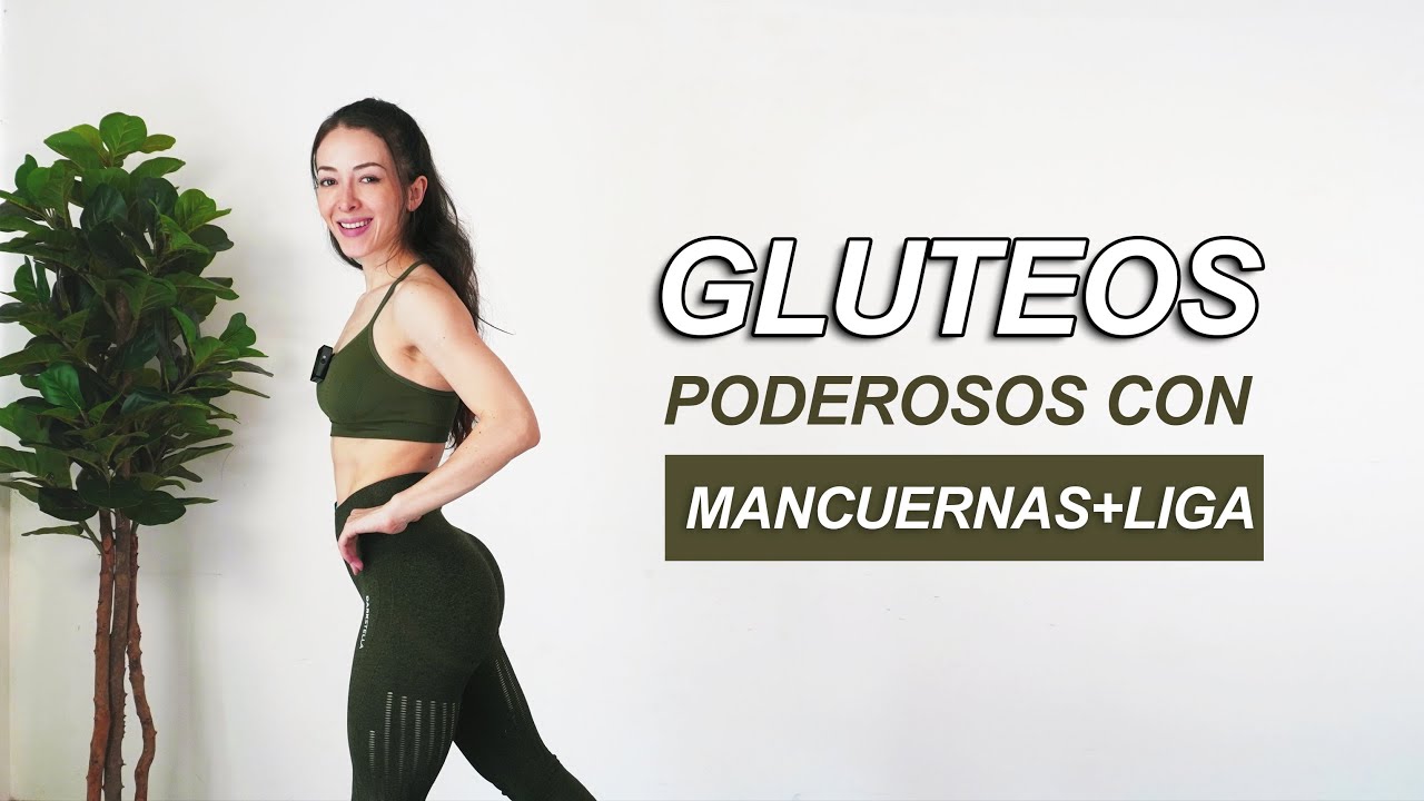 D&iacute;a 24 de POWER | Rutina PODEROSA para GL&Uacute;TEOS  {Mancuernas & Liga}