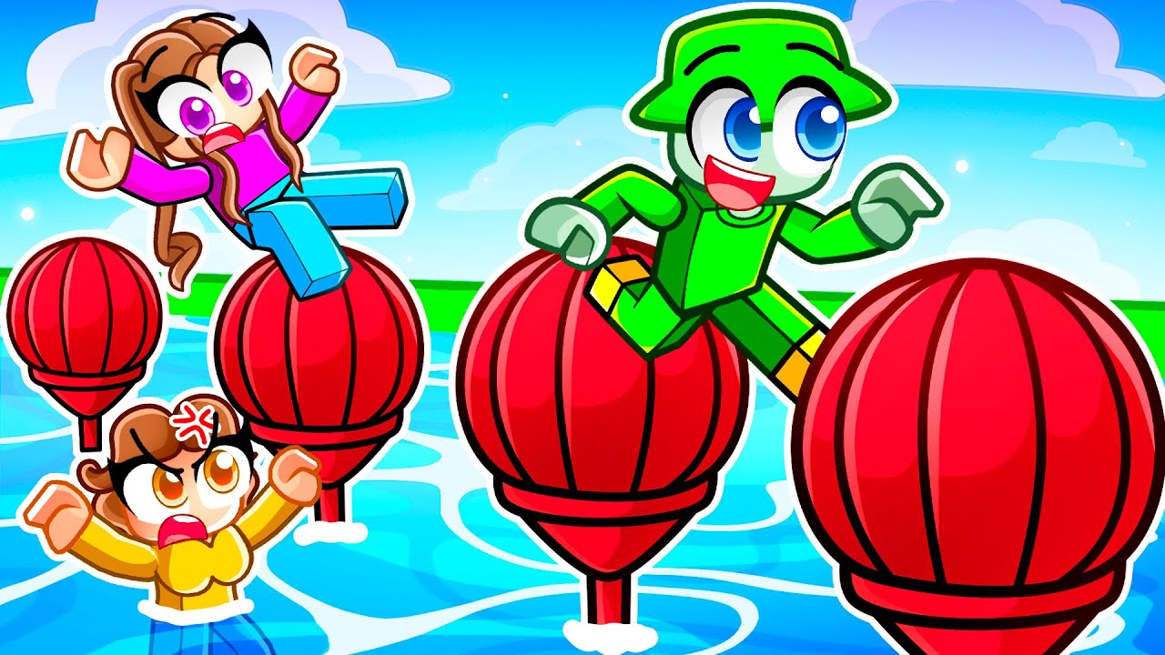 NE TOMBEZ PAS DANS L’EAU… (Roblox Ninja Warrior)