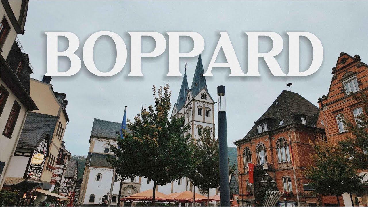 Боппард, Германия | Объект Всемирного наследия ЮНЕСКО и прекрасный курортный город на берегу Рейна🇩🇪