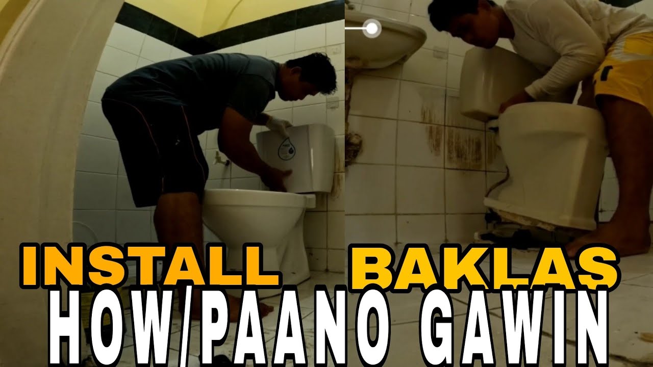 PAANO MAGPALIT NG INIDORO/HOW TO INSTALL A NEW TOILET BOWL