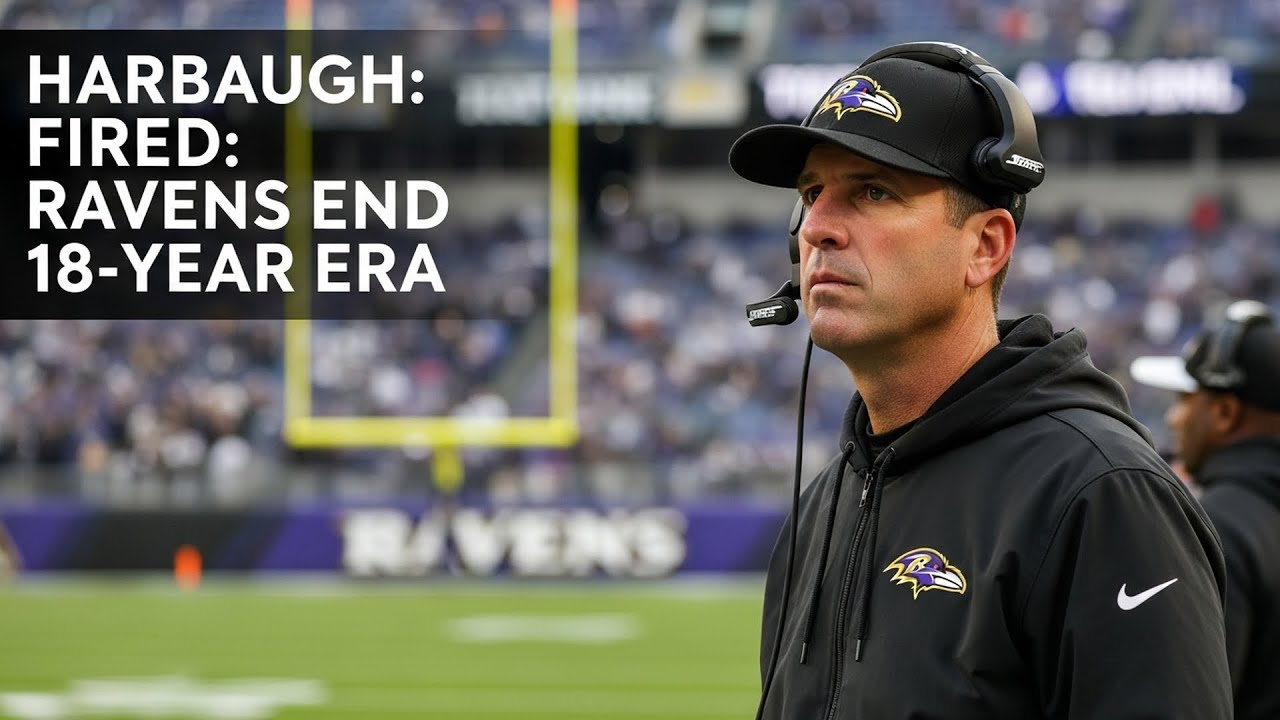 Ravens Fire Head Coach John Harbaugh After 18 Seasons, Super Bowl Win