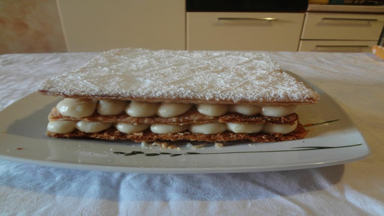 Come fare la Millefoglie - Ricette Dolci - Corso di Pasticceria