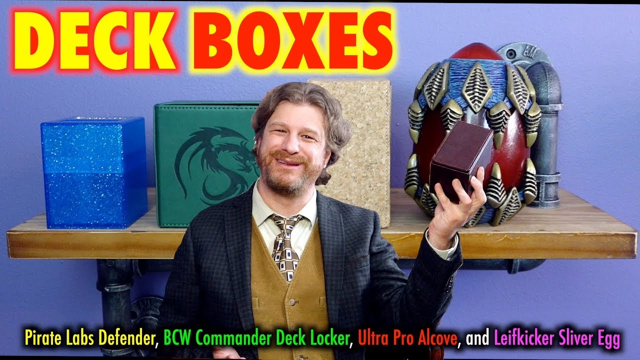 Лучшие коробки для колод MTG 26 — Pirate Labs Defender, BCW Deck Locker, Ultra Pro Alcove и Slive...