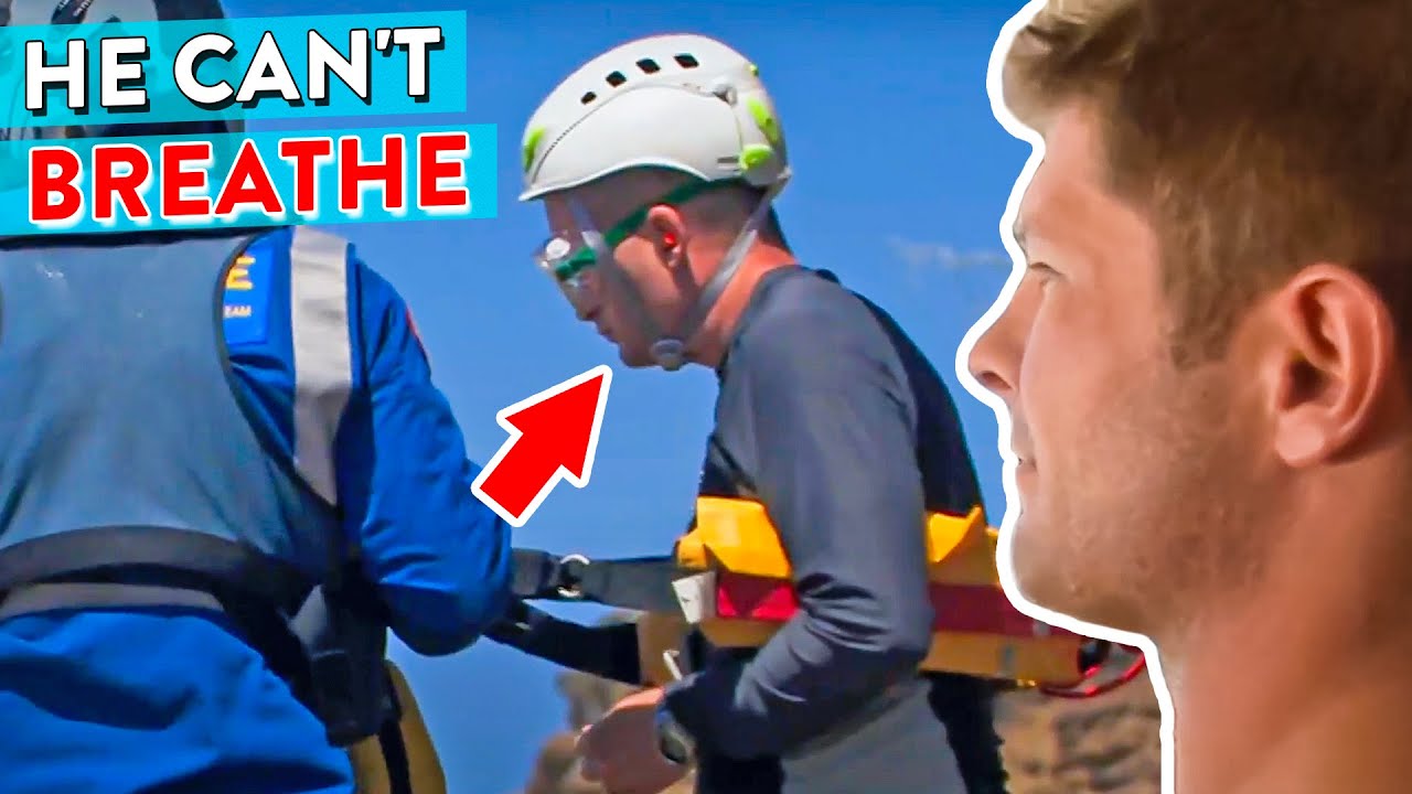 Jellyfish Wrapped Around Swimmers Throat | Bondi Rescue - Season 6 Episode 10 (OFFICIAL UPLOAD)