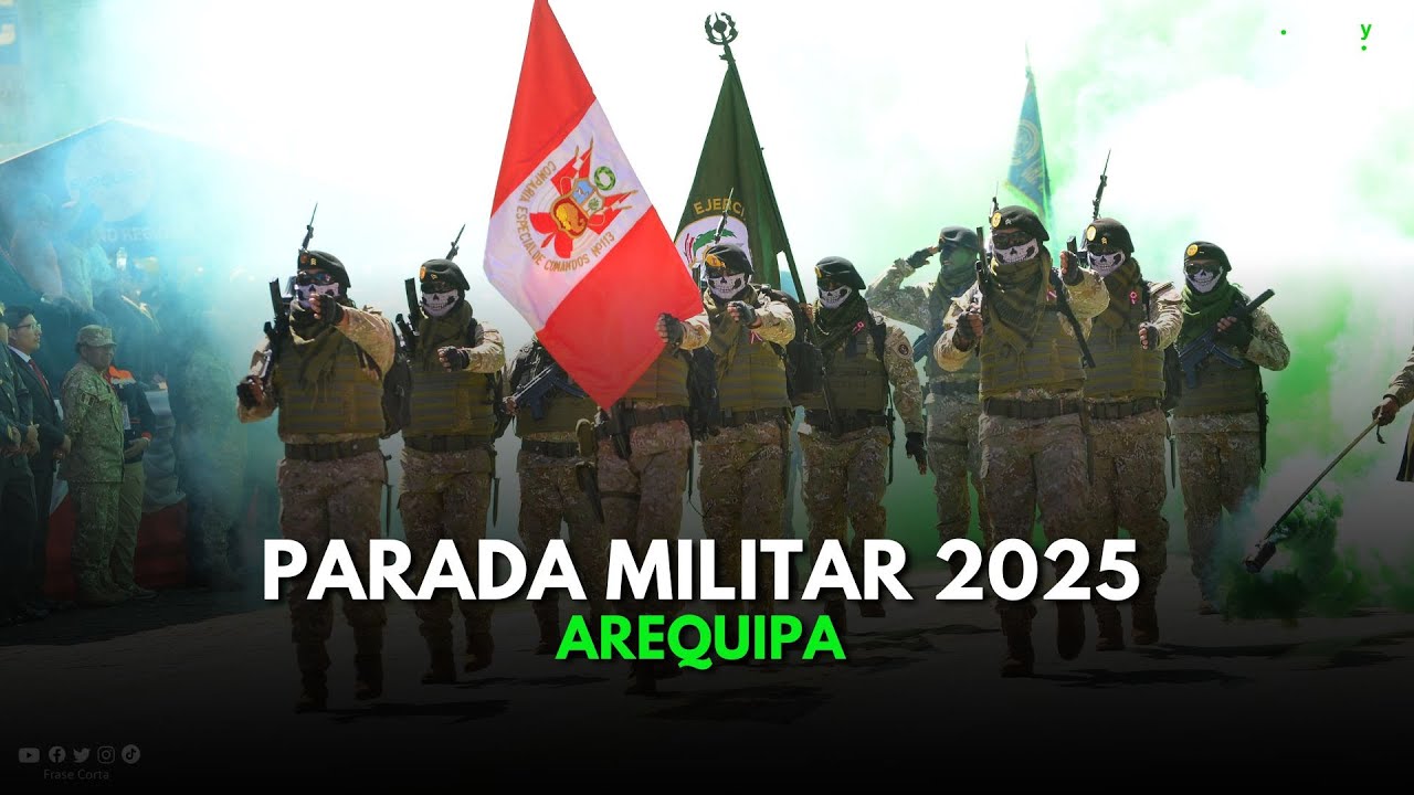 #Arequipa || Gran Parada Militar 2025. Av. Independencia - Transmisión en vivo