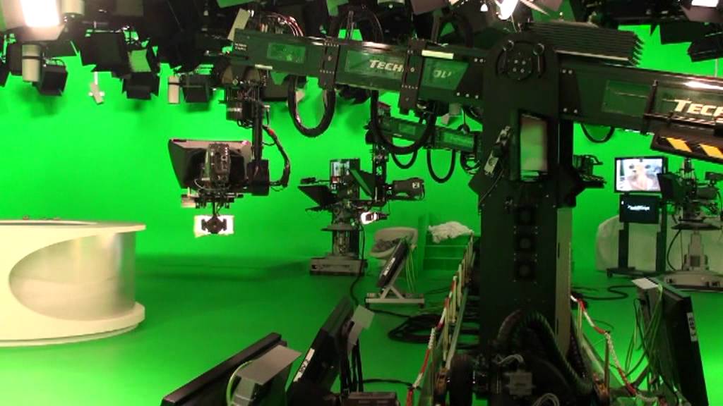 Technodolly camera robotics at CBC (RTL Television) Köln - Spanish language