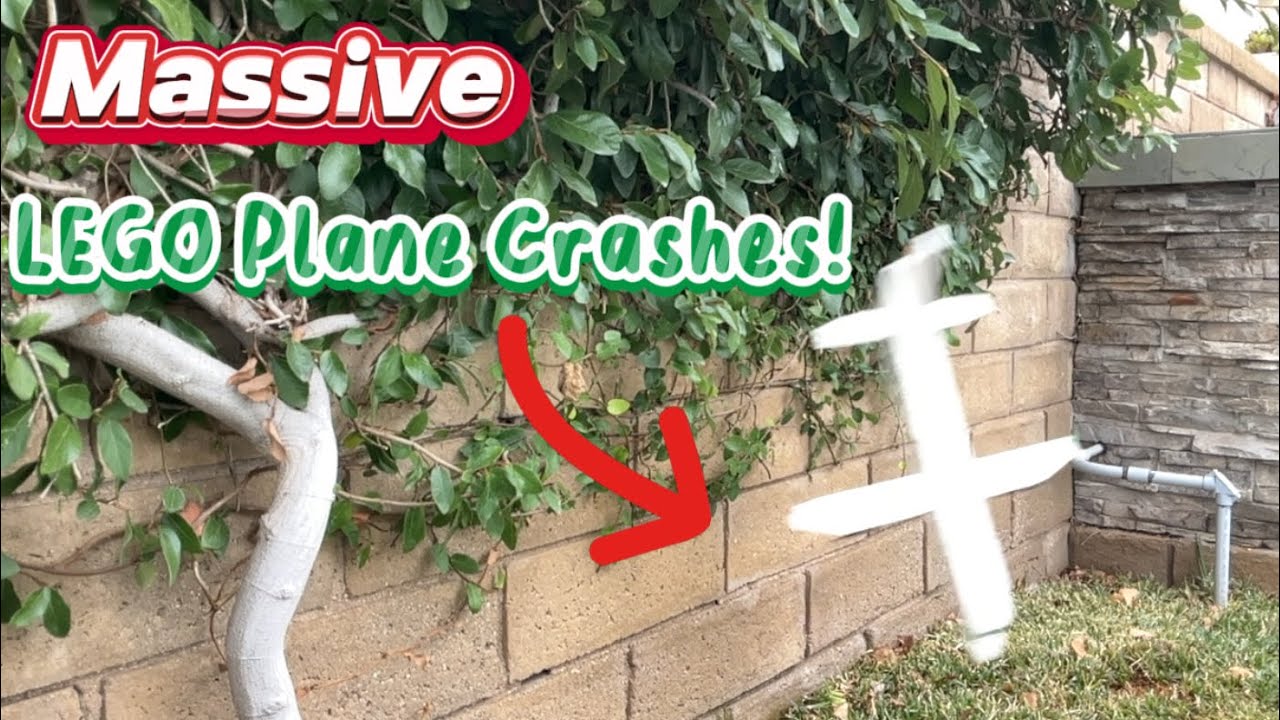 5 Massive Lego Plane Crashes!