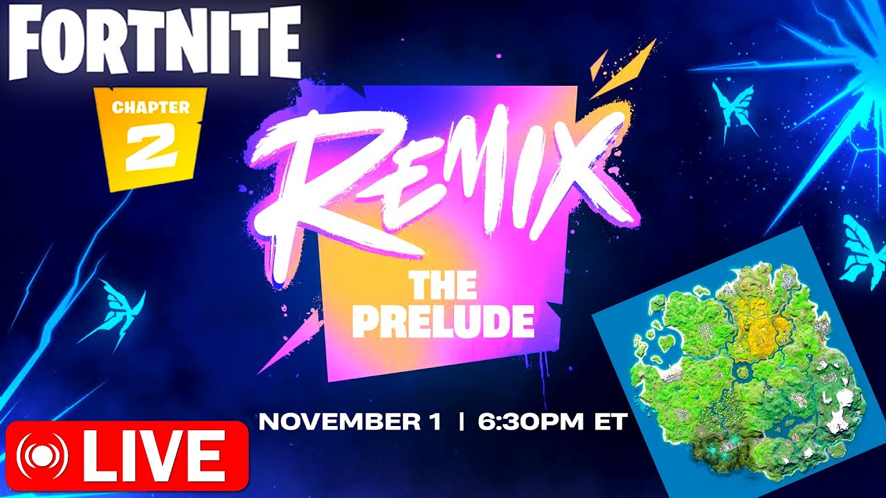 🔴ÉVÈNEMENT FORTNITE REMIX THE PRELUDE CHAPITRE 2 !