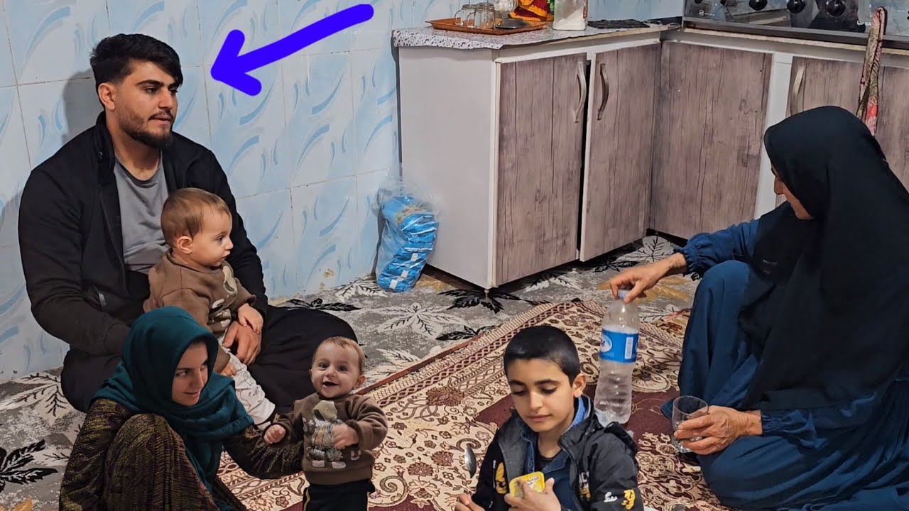 Hussein with her family: A special day