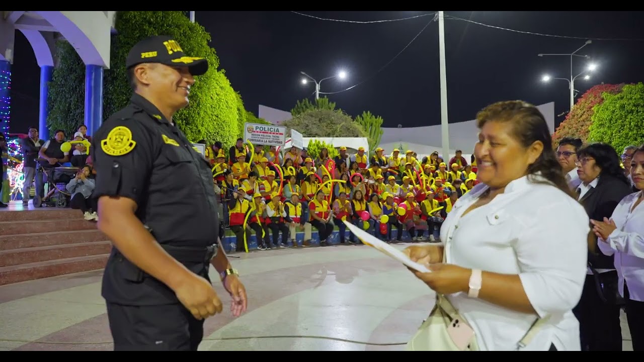Tacna unida por la seguridad: Juntas Vecinales marchan junto a la PNP 🚓🤝