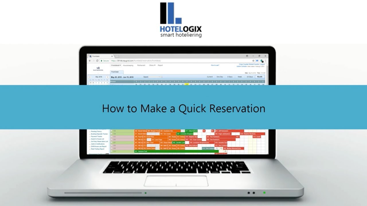 How to Make a Quick Reservation Via Front Desk | Hotelogix
