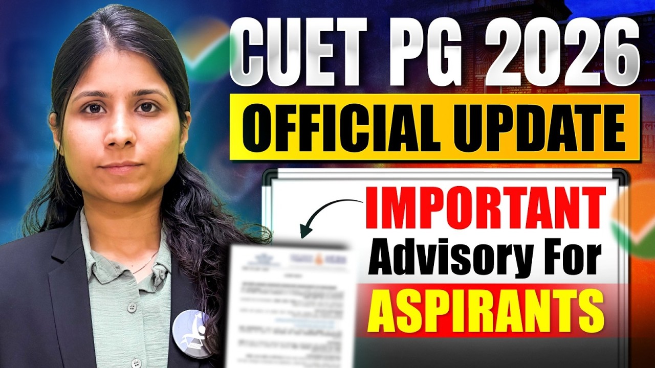 Important Update for CUET PG 2026