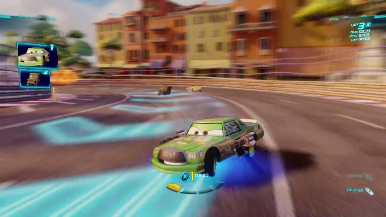 Cars 2: The Video Game | Chick Hicks - Harbor Sprint | WhitePotatoYT!