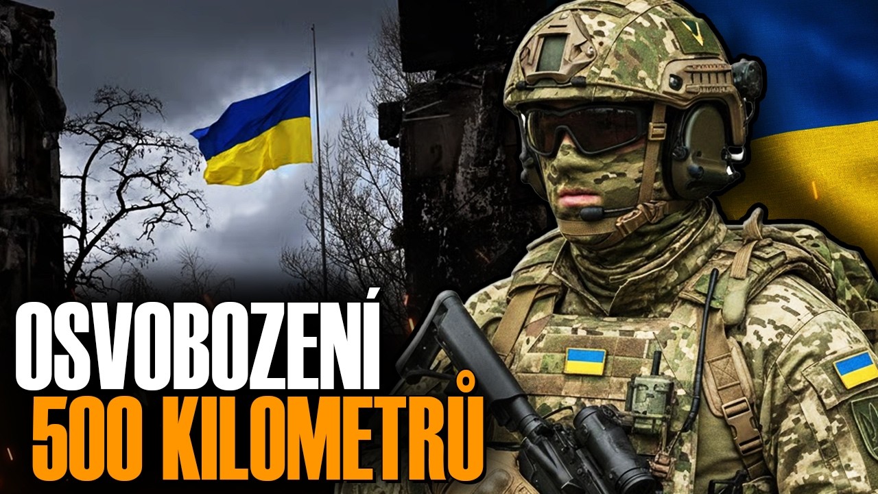Ukrajinci osvobodili 500 kilometrů území!