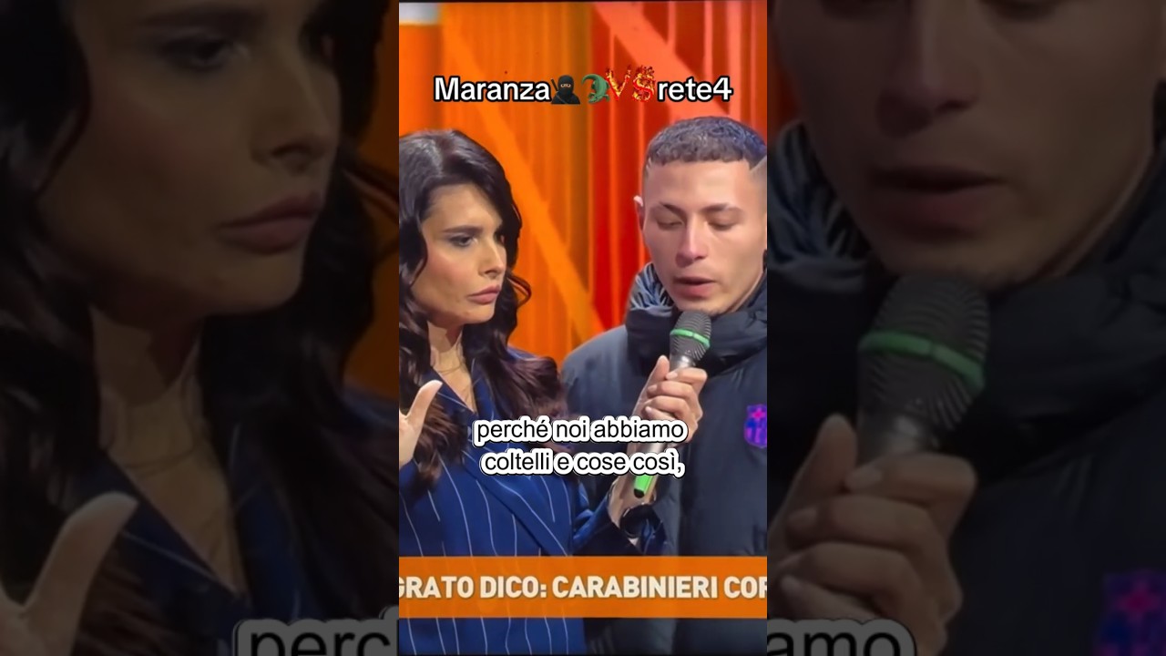 Maranza vs RETE4 #maranza #shortsfeed #perte