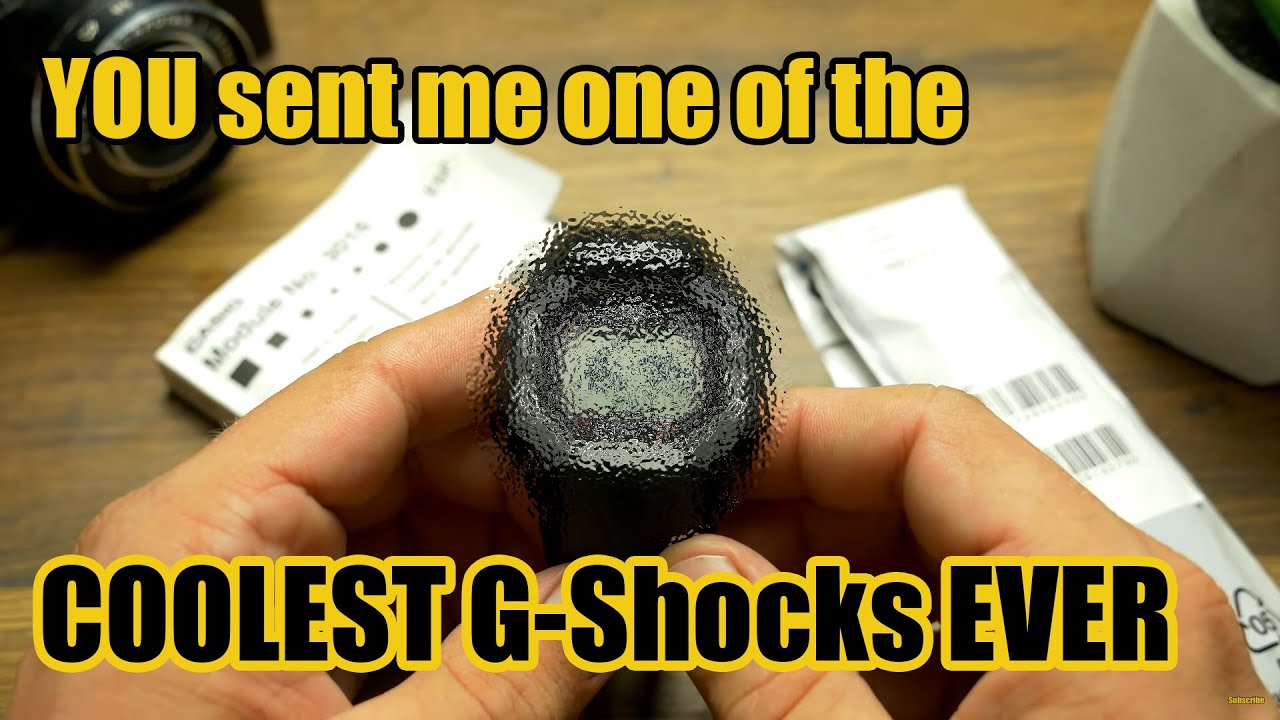 One of YOU sent me THE COOLEST G-SHOCK EVER!! Blast from the Past - GW056