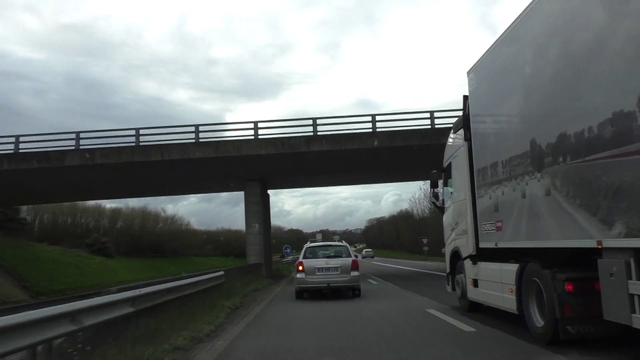 Driving From 56490 Mohon To 22110 Rostrenen, Brittany, France 13th March 2020