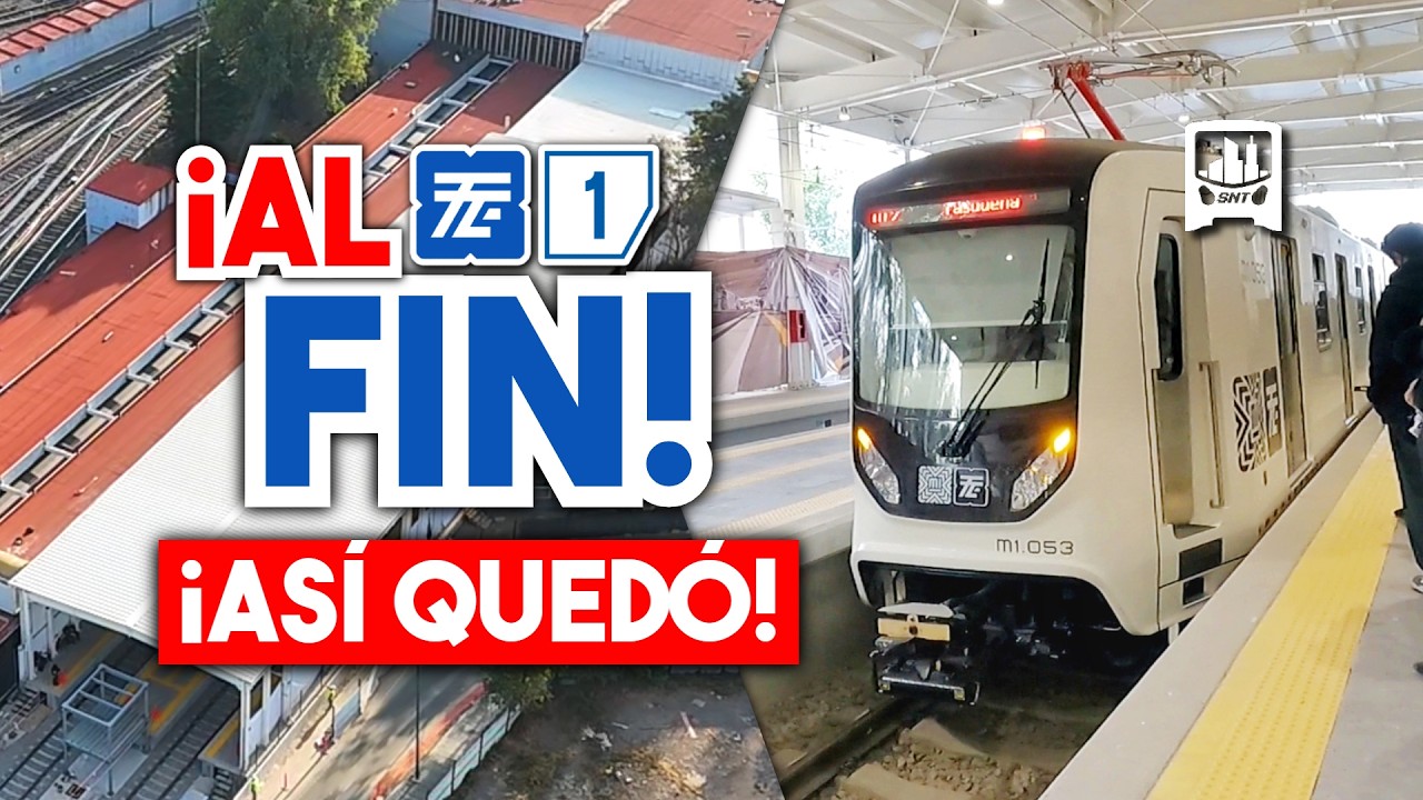 &iexcl;HOY se INAUGUR&Oacute; la NUEVA Terminal Taxque&ntilde;a del TREN LIGERO de la CDMX y as&iacute; qued&oacute;! 🔥