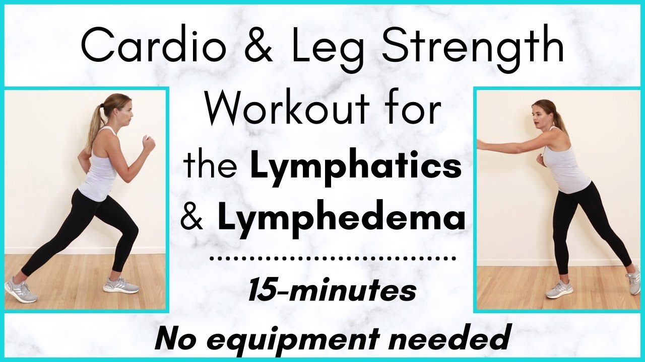 15-Minute Cardio & Strength Lymphatic Drainage Exercise Routine for Lymphedema and Lymphatic Health