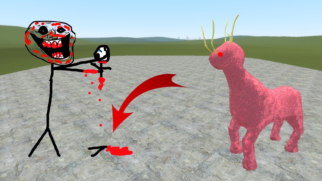 Super Trollge vs Watchtower - Garry's Mod Sandbox !!