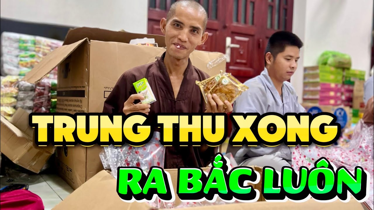 Tranh thủ xong Chương trình Trung Thu rồi Ra Bắc từ thiện Vùng Lũ luôn #thichtamhoan