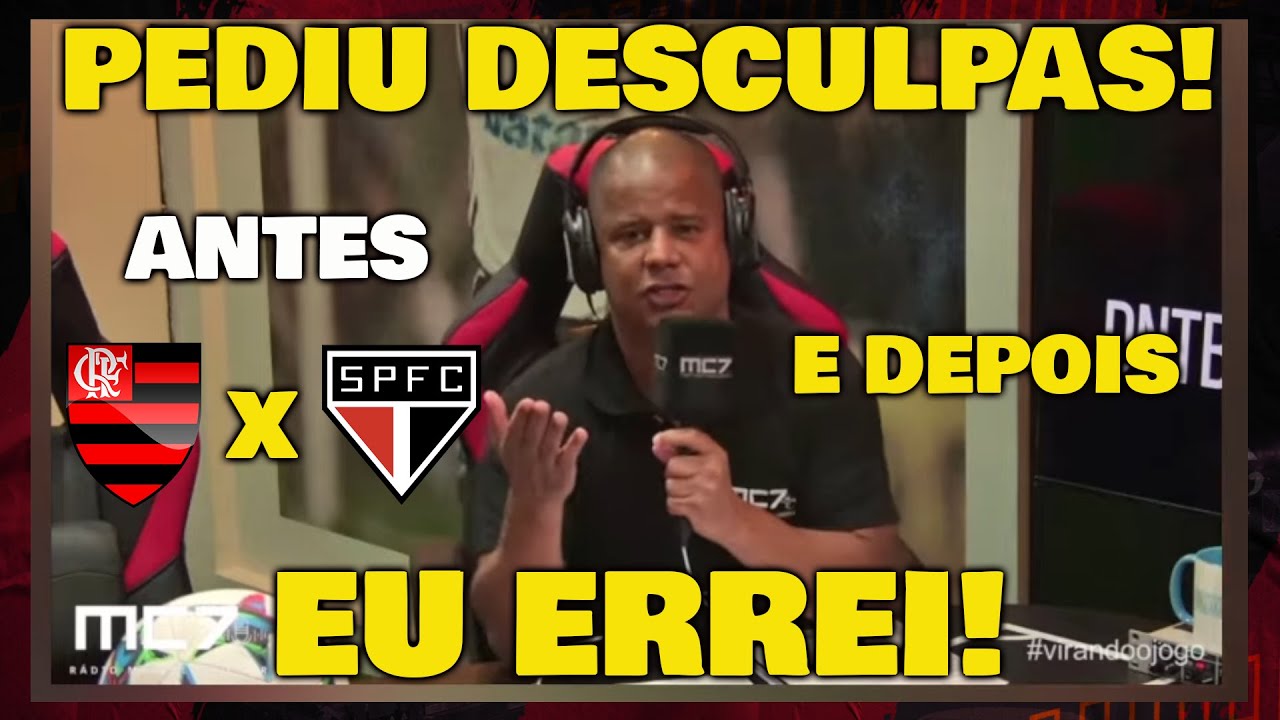 O ANTES E DEPOIS MARCELINHO CARIOCA ERROU FEIO E PEDIU DESCULPAS PARA A TORCIDA E DIRIGENTES DO FLA!
