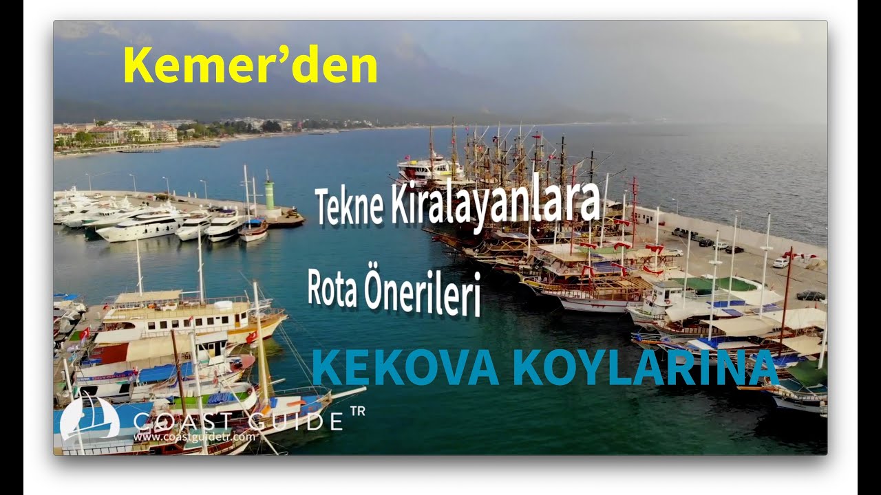 Tekne Kiralayanlara Rota &Ouml;nerileri; Kemer-Kekova Arası