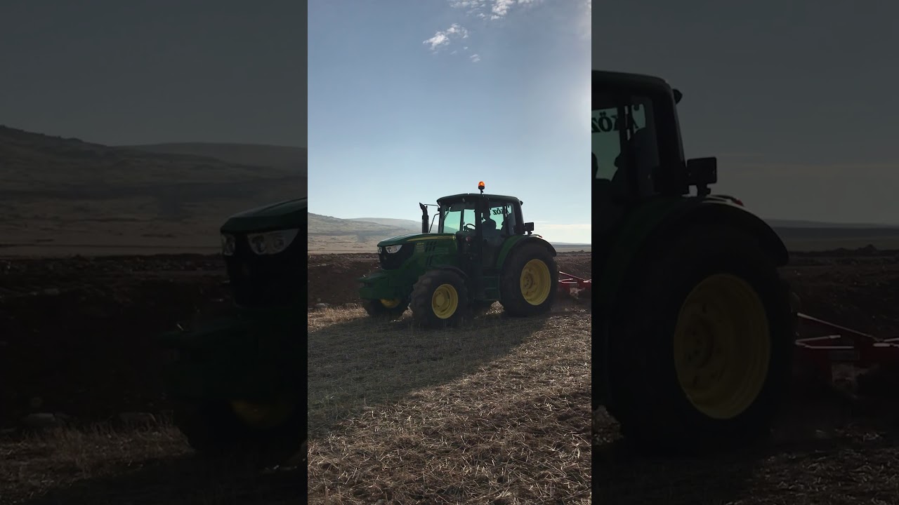 John deere 6115M PULLUK DENEME