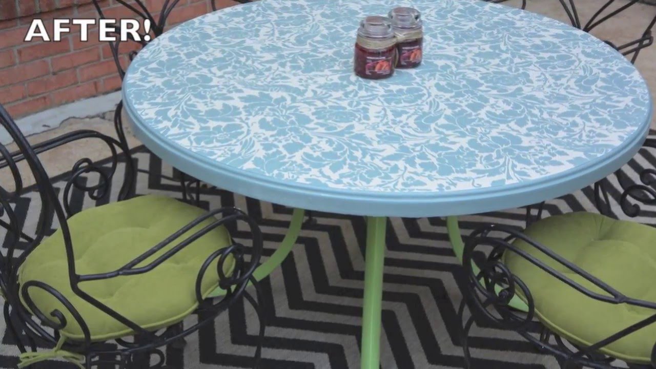 How to Paint Outdoor Furniture: Furniture Makeovers - Thrift Diving