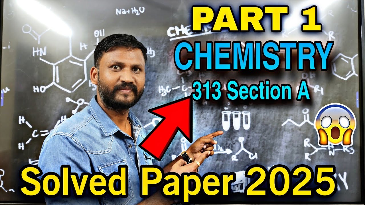 NIOS Class XIIth Chemistry 2025 Solved Paper 