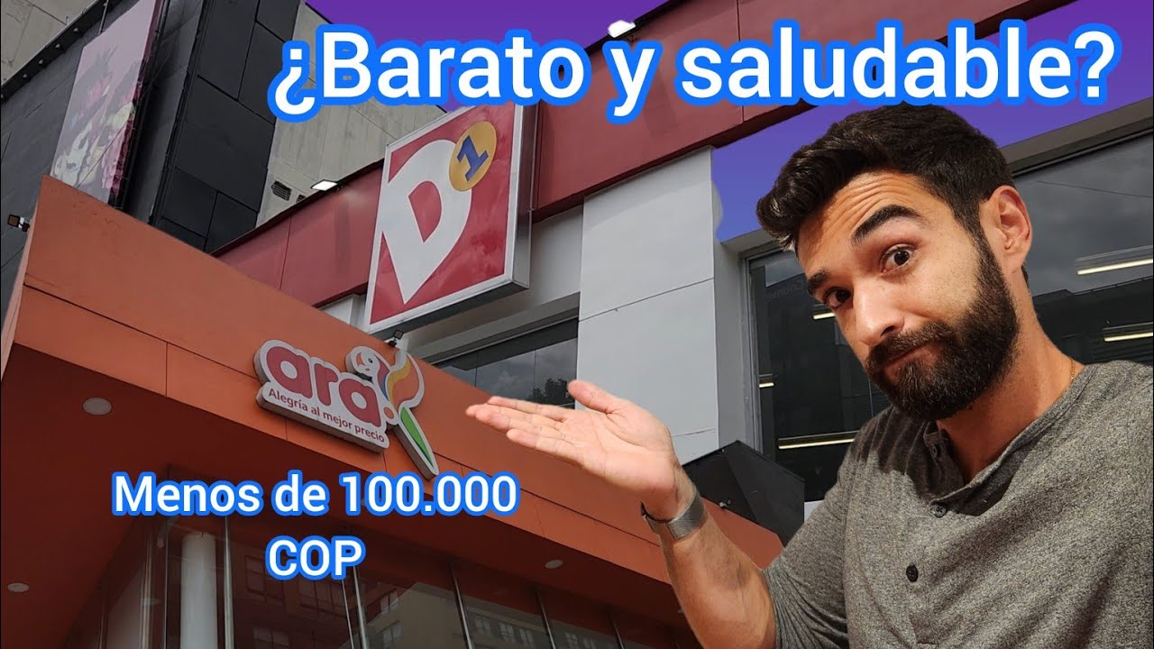 Mercado BARATO y saludable en D1 y Ara| ¿es posible?