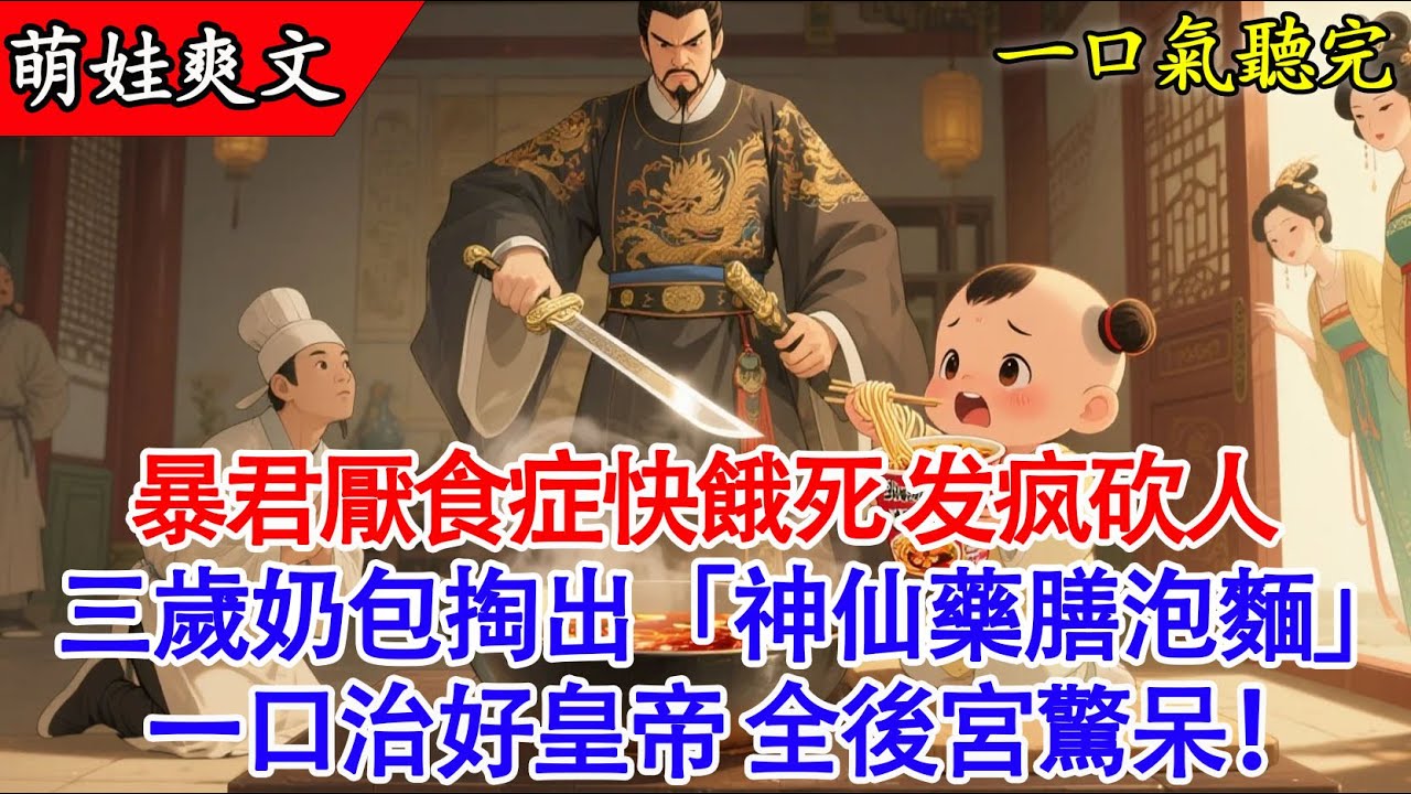 【完結小說】🍜 7歲萌娃穿越皇宮，用一碗紅燒牛肉麵救了禦廚爺爺！皇帝饞哭了：此乃仙界美食！ | 美食系統 | 隨身空間 | 輕鬆搞笑#穿越 #有聲書 #爽文 #萌娃 #原創