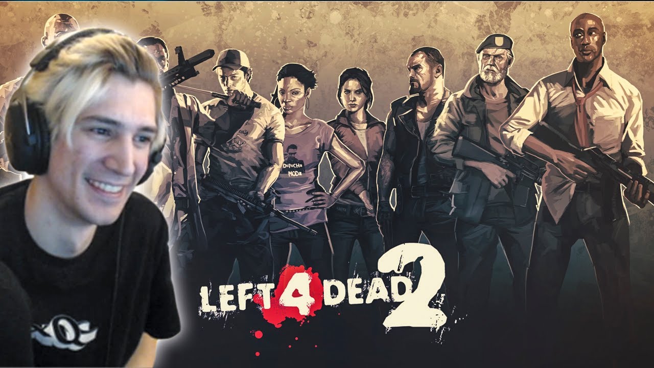 xQc plays Left 4 Dead 2 (with chat)