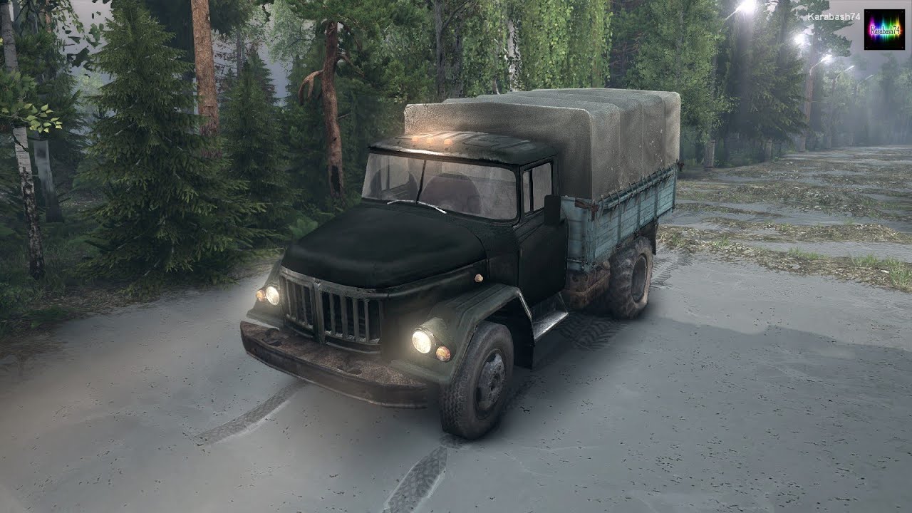 SpinTires обзор мода ( ЗиЛ 130 ММЗ 4502 v1.0 ) Эх текстуры!