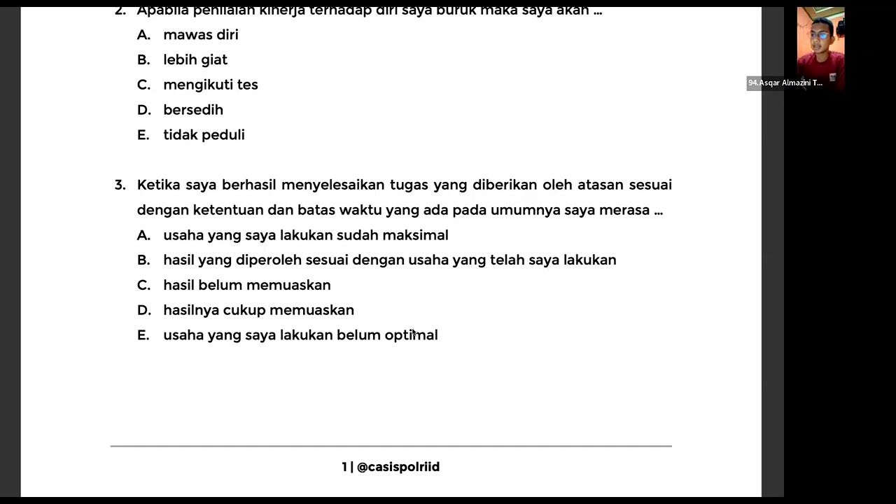 Bimbel Reguler Psikologi (13/2/2026)