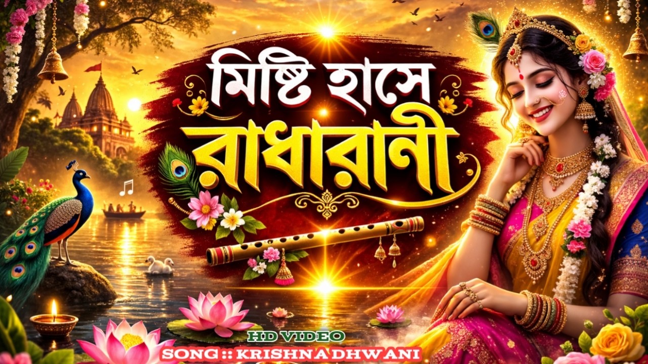 মিষ্টি হাসে রাধারানী মন মাতানো ভজন | ২০২৬ সালের সেরা রাধা কৃষ্ণ গান | Mishti Hase Radharani | Bhajan