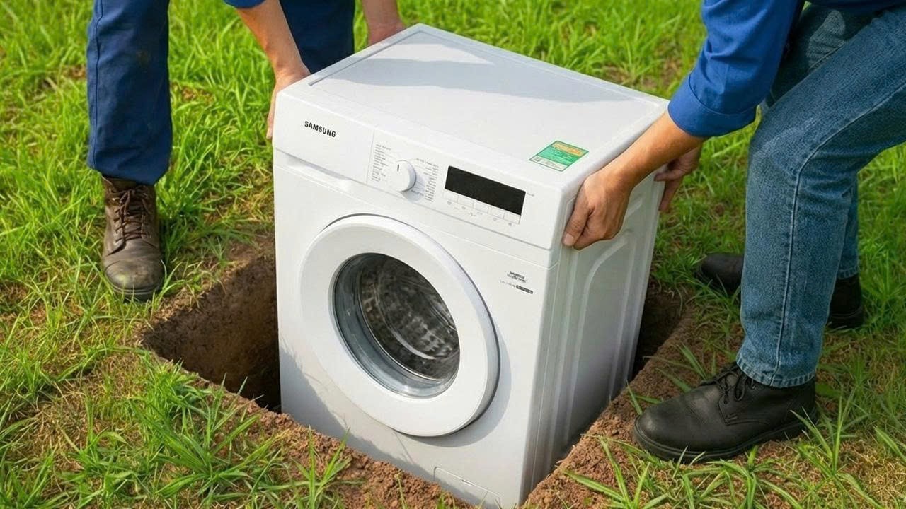 Genius Invention by a 60-Year-Old Plumber! 9 Free Recycling Ideas from Cement & Old Washing Machine