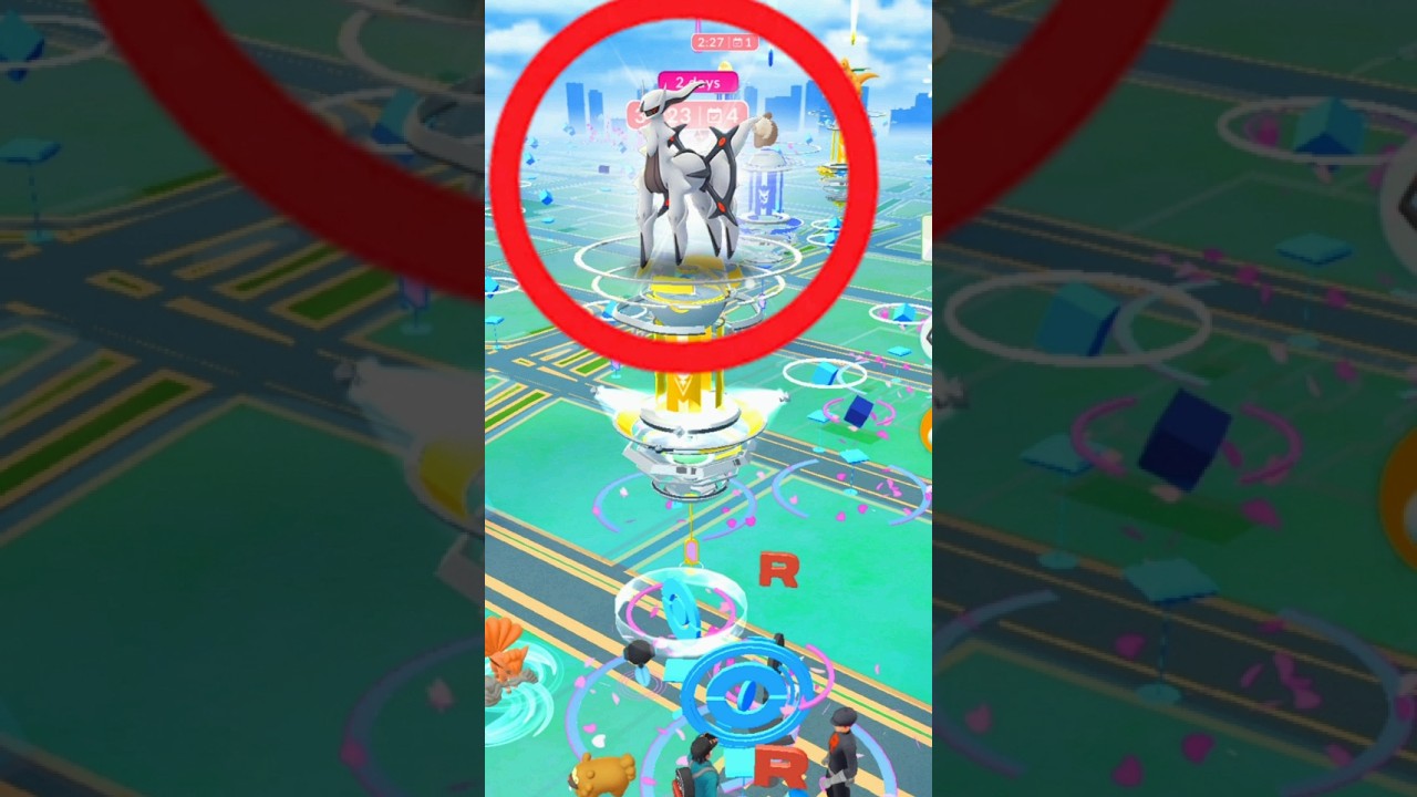 Dark Arceus Raid in Pokemon go