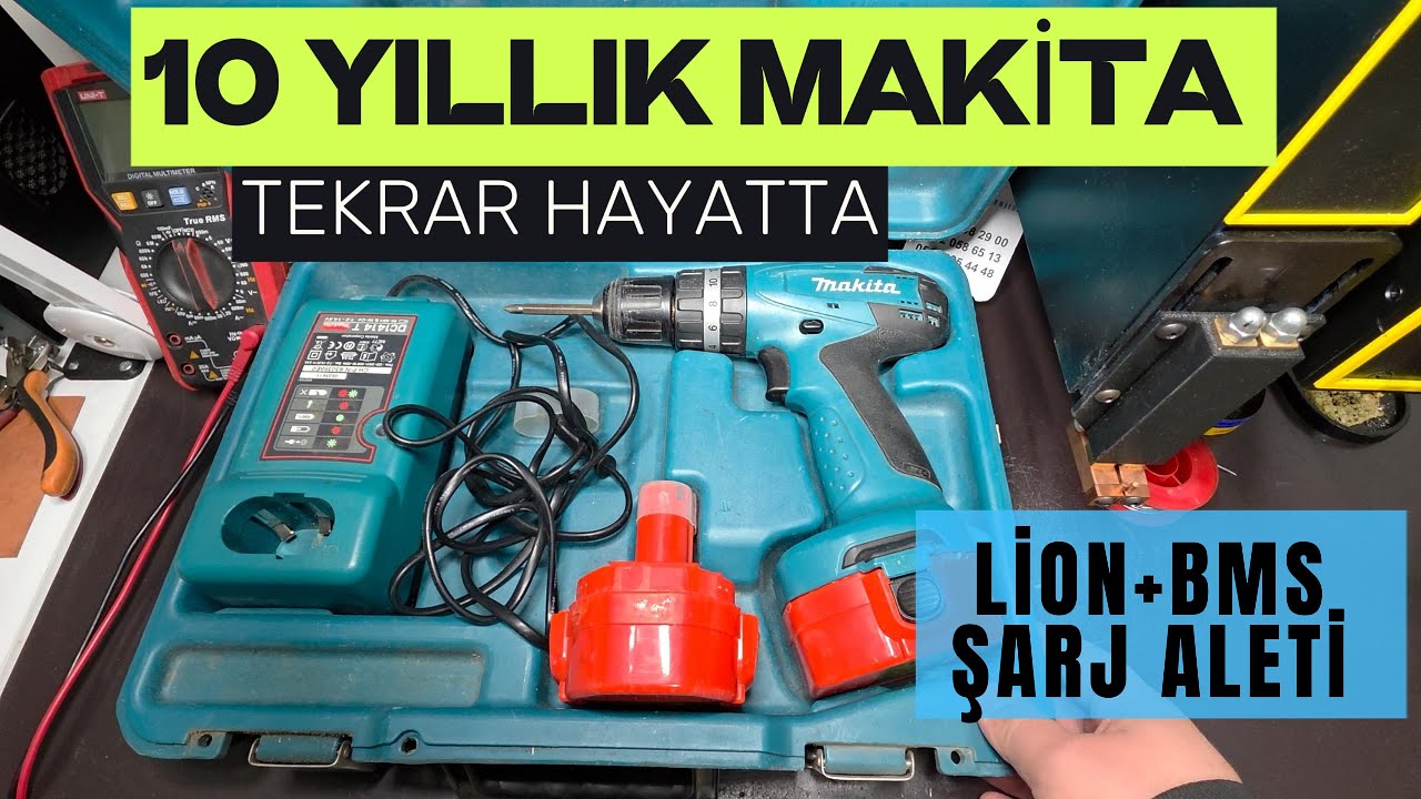 Makita 14.4V Eski Tip Pillerden Kurtuldu | Li-ion Dönüşüm 🔋