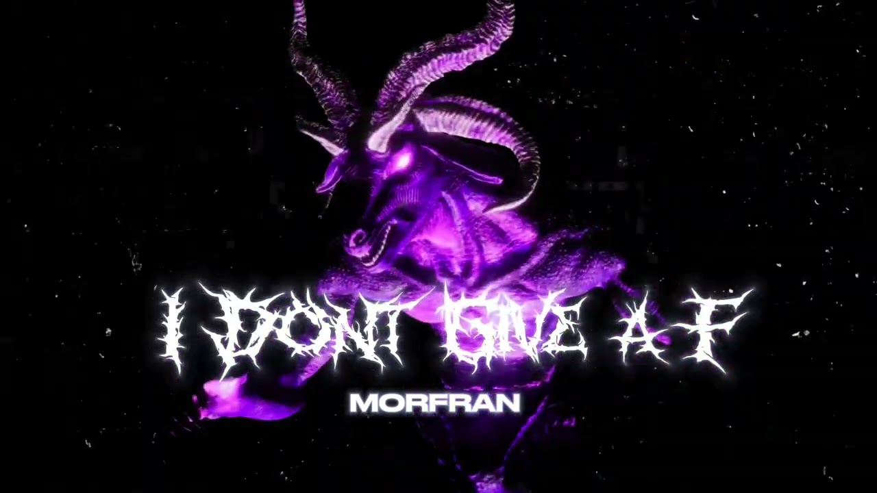 MORFRAN- I DON&rsquo;T GIVE A F (Prod. Wxrst) (Official Visualizer) (Without Autotune) #music #metal