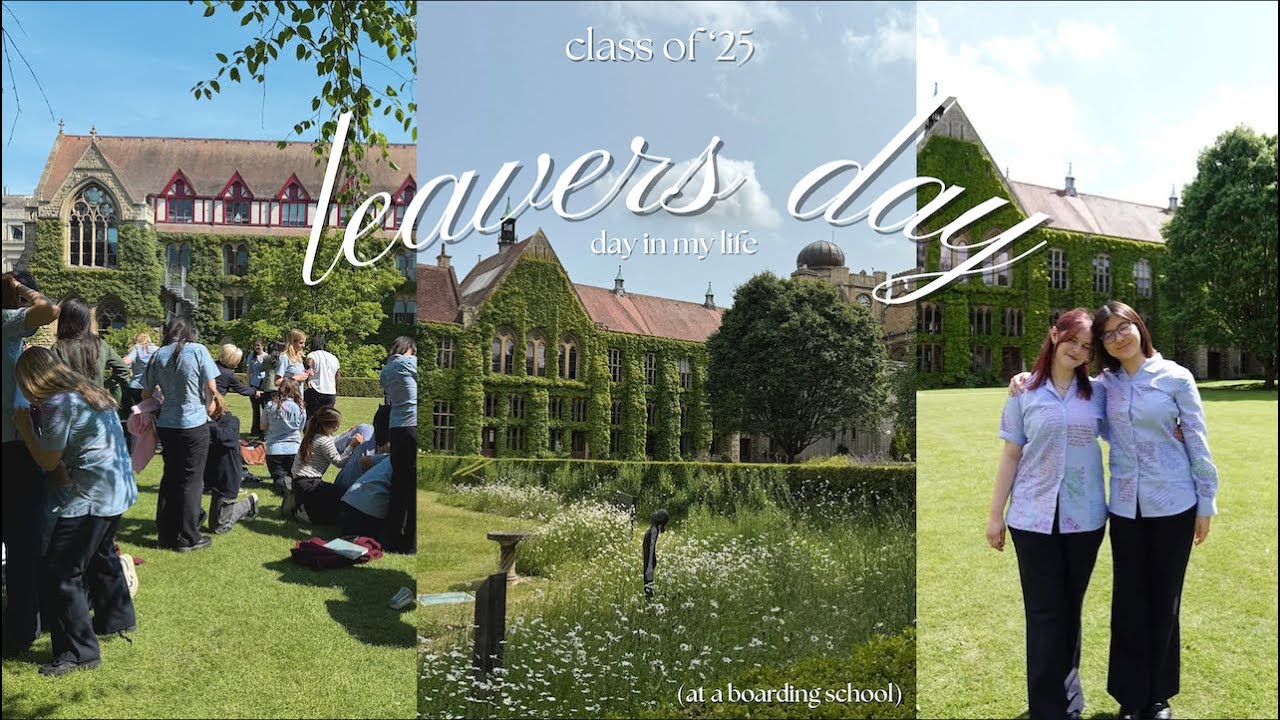 leavers day vlog  💌  || shirt signing, last lessons + memories !!