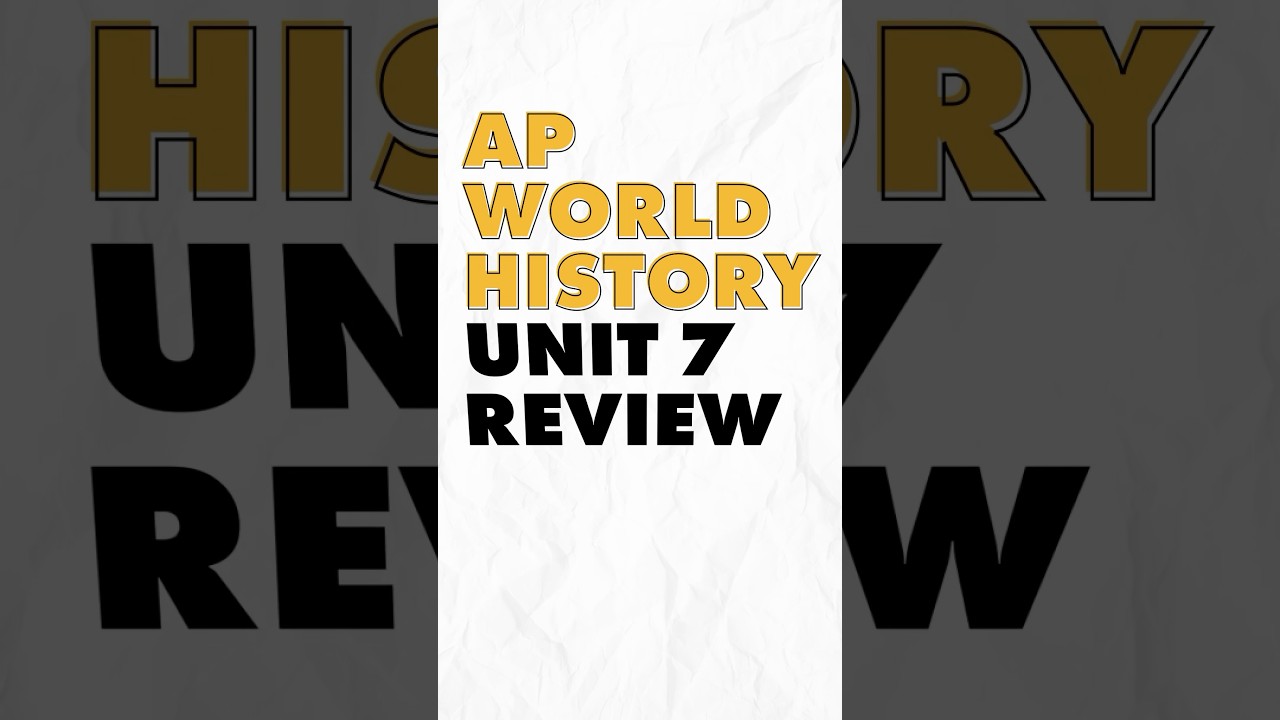 ONE MINUTE Review of #apworld Unit 7