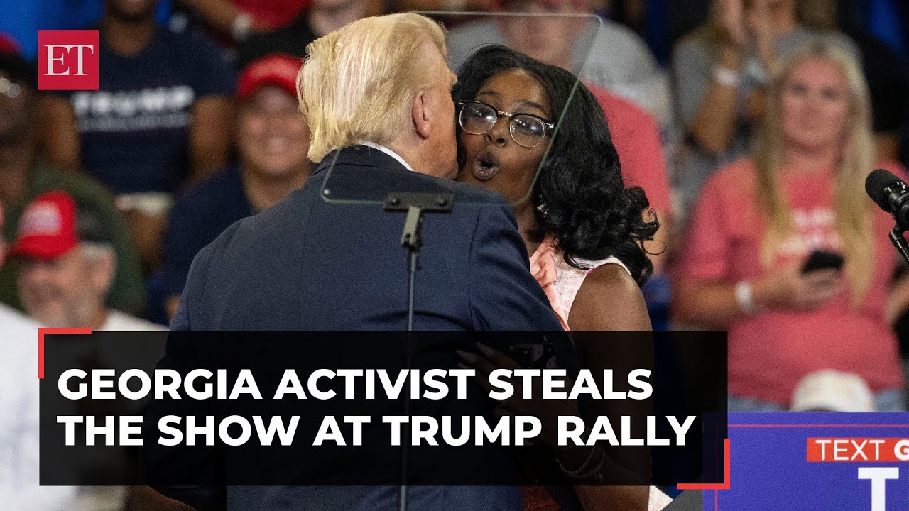 'Why don't we ask Mrs Willie Brown if Harris…': Georgia activist steals the show at Trump rally