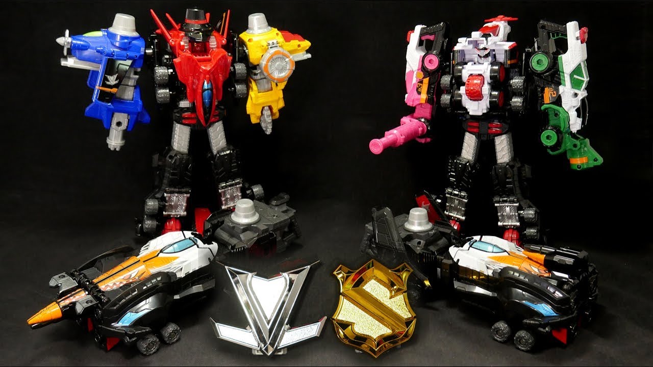 ルパンレンジャーVSパトレンジャー VSビークルシリーズ ダブル変形 DXグッドストライカー 快盗合体 DXルパンカイザー 警察合体 DXパトカイザー