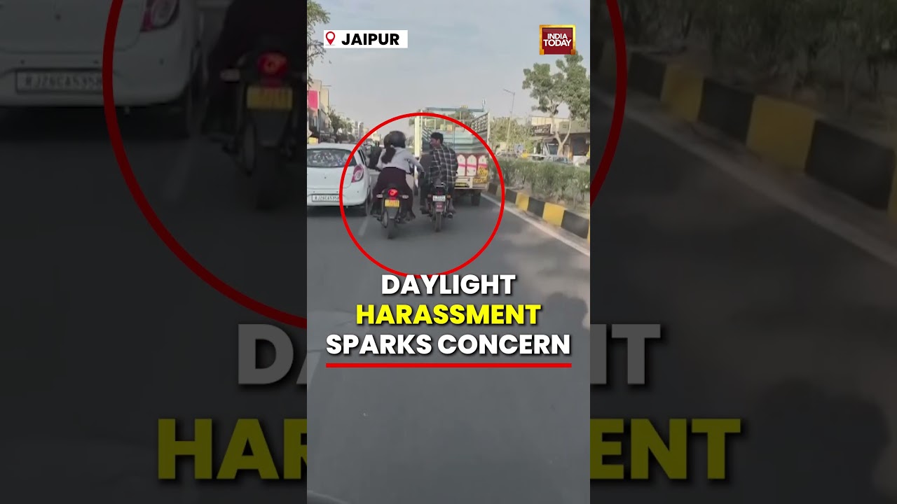 Viral Video | Daylight Harassment Sparks Concern #bike  #jaipur #viral #viralvideo #shortsviral