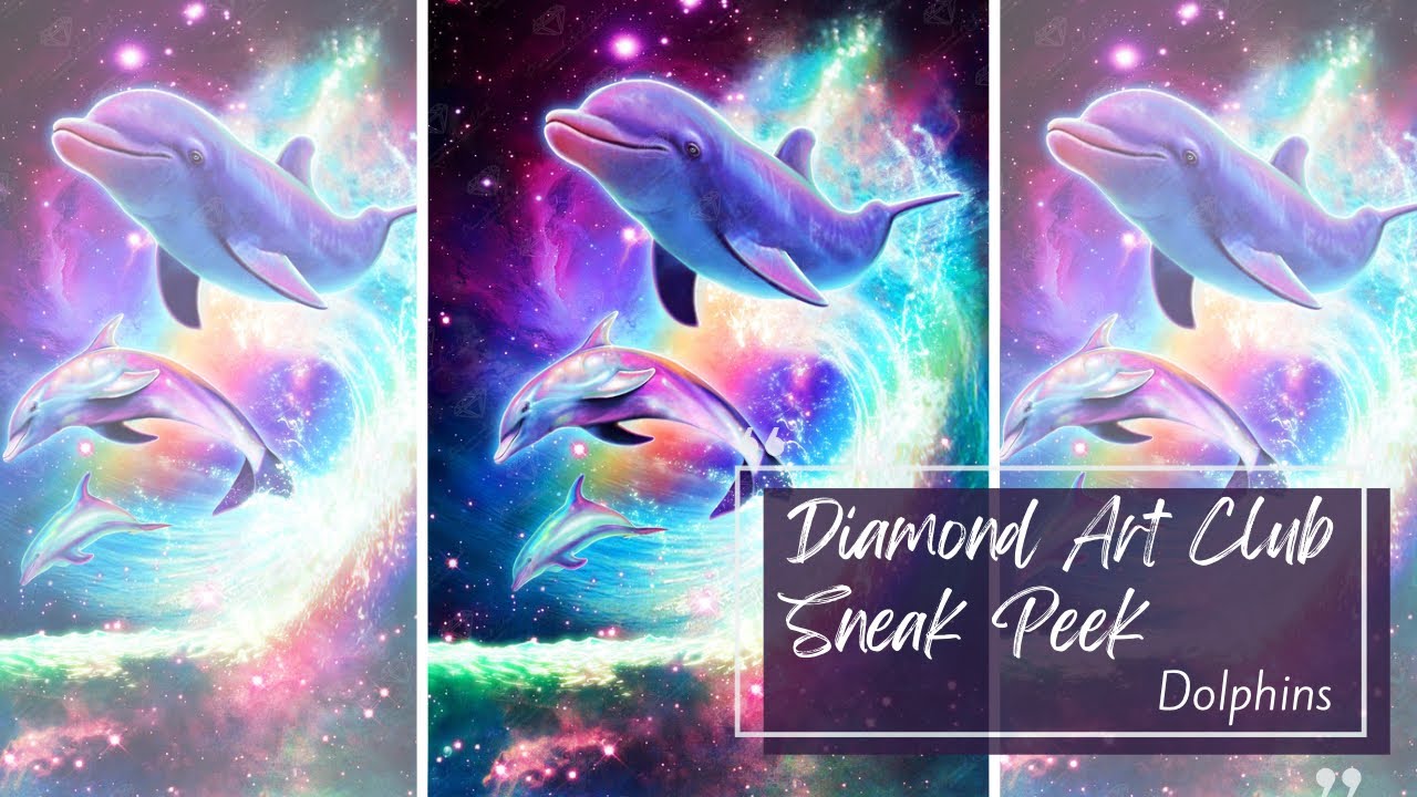 Diamond Art Club Sneak Peek || Dolphins by Christopher Lovell