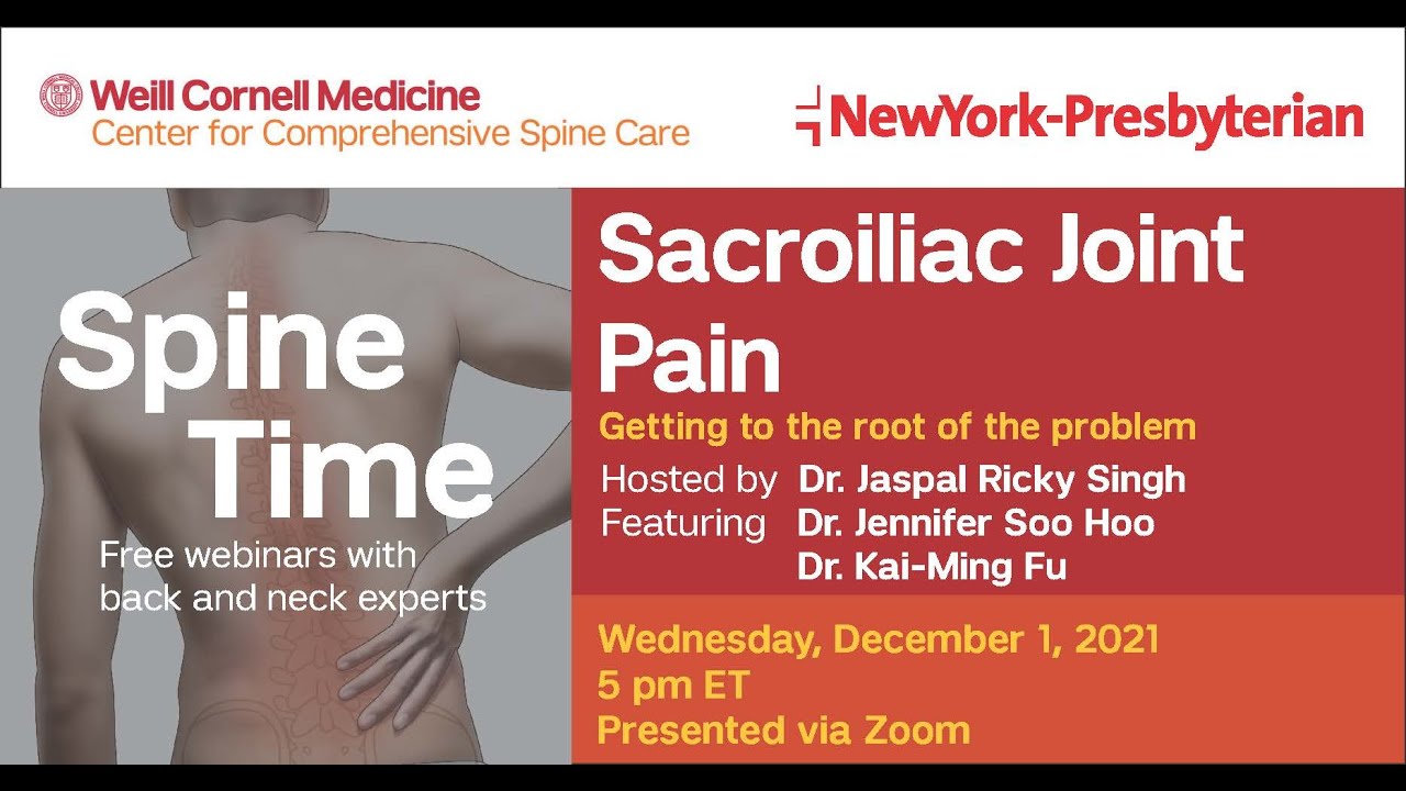 Spine Time: Sacroiliac Joint Pain - Getting to the root of the problem