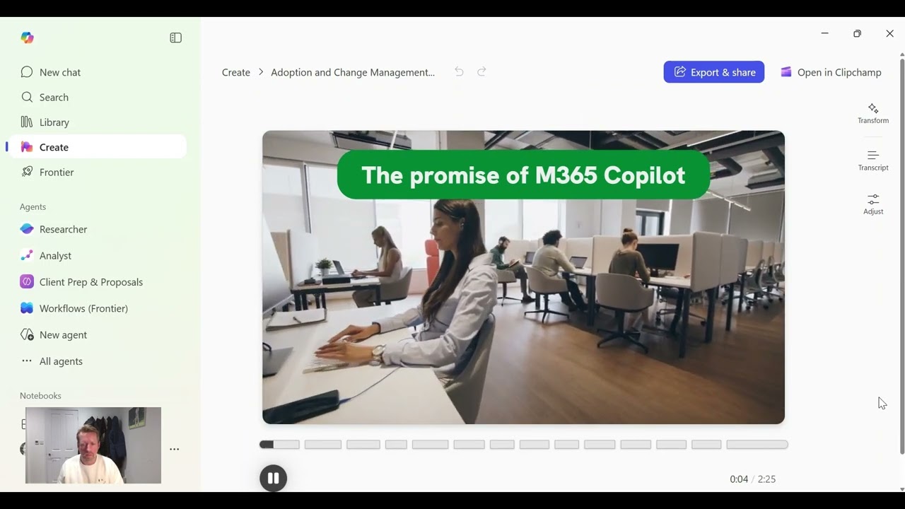 M365 Copilot Video Creator