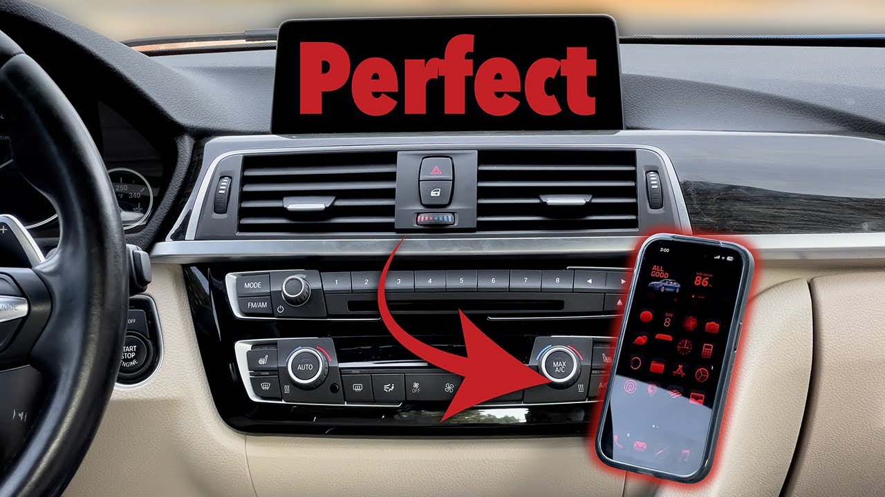 Как я установил ИДЕАЛЬНОЕ крепление для телефона MagSafe в свой BMW. (Легко)