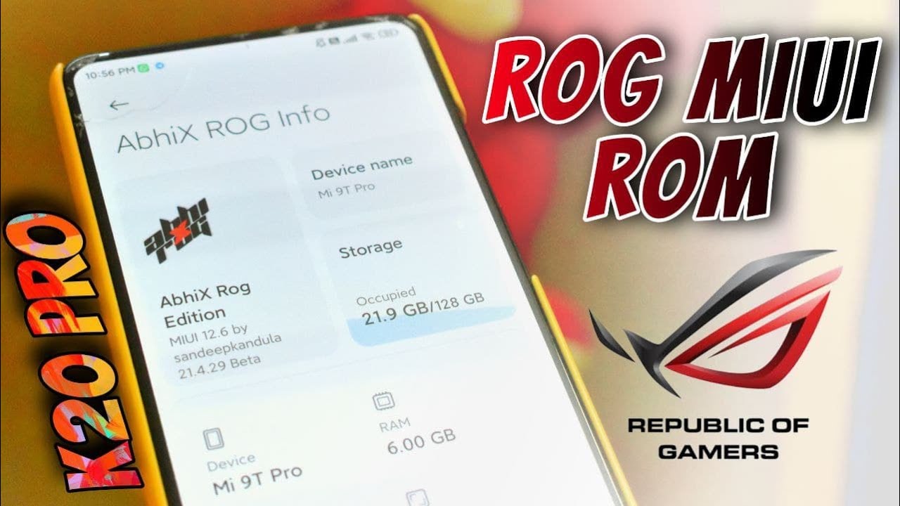 ROG MIUI Rom for K20 Pro, The best MIUI you could get 😎
